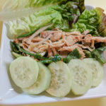 Chicken Larb (Laab or Laaj) Salad - A Petite Mama